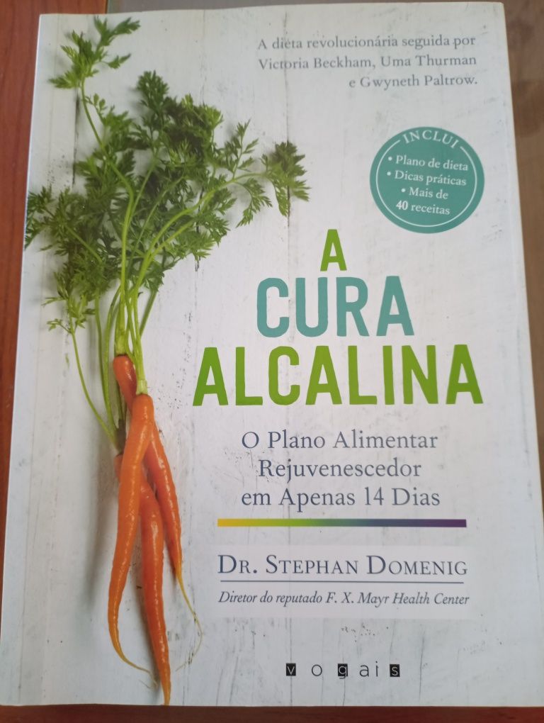 Livro A cura Alcalina - Dr. Stephan Domenig