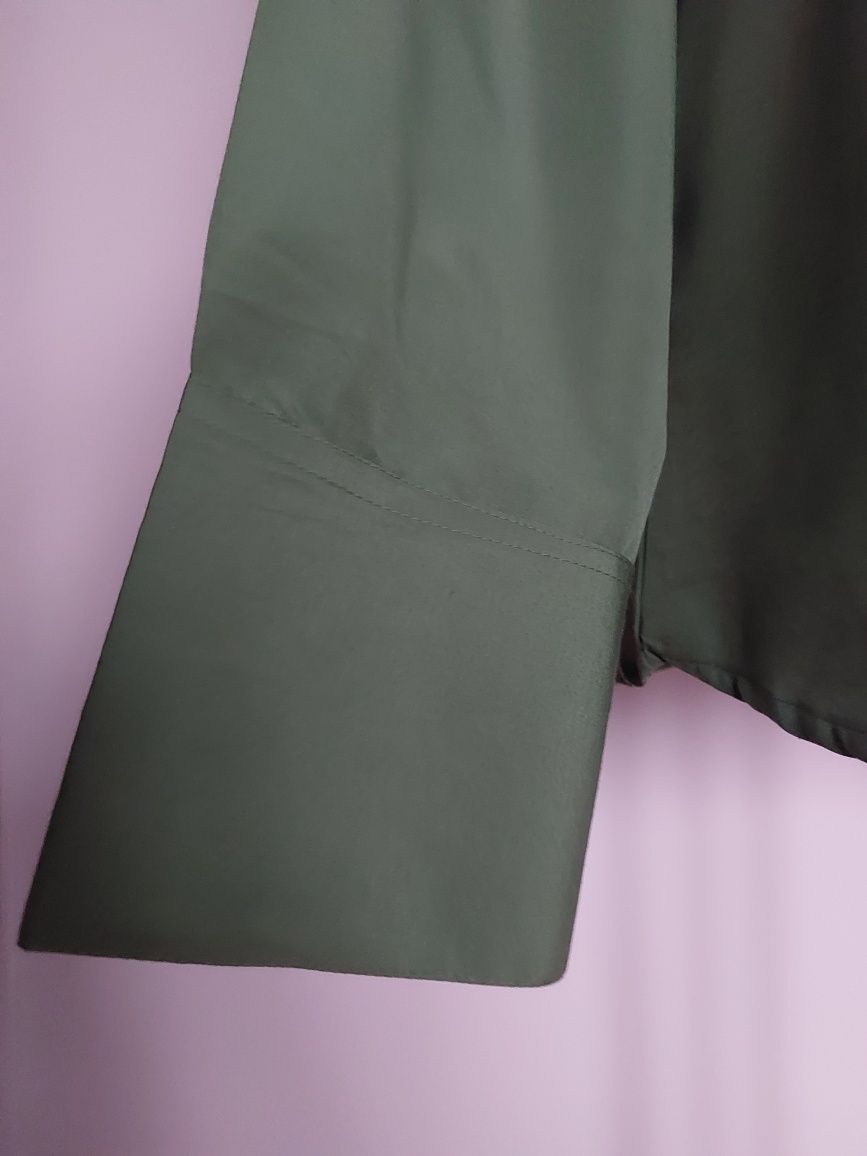 Nowa Koszula Uniti zielona oliwkowa XXL/44/16 unisex oversize
