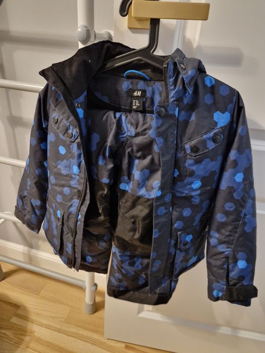 Kurtka zimowa chłopięca + spodnie H&M r. 116