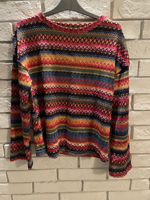Sweter kolorowy damski