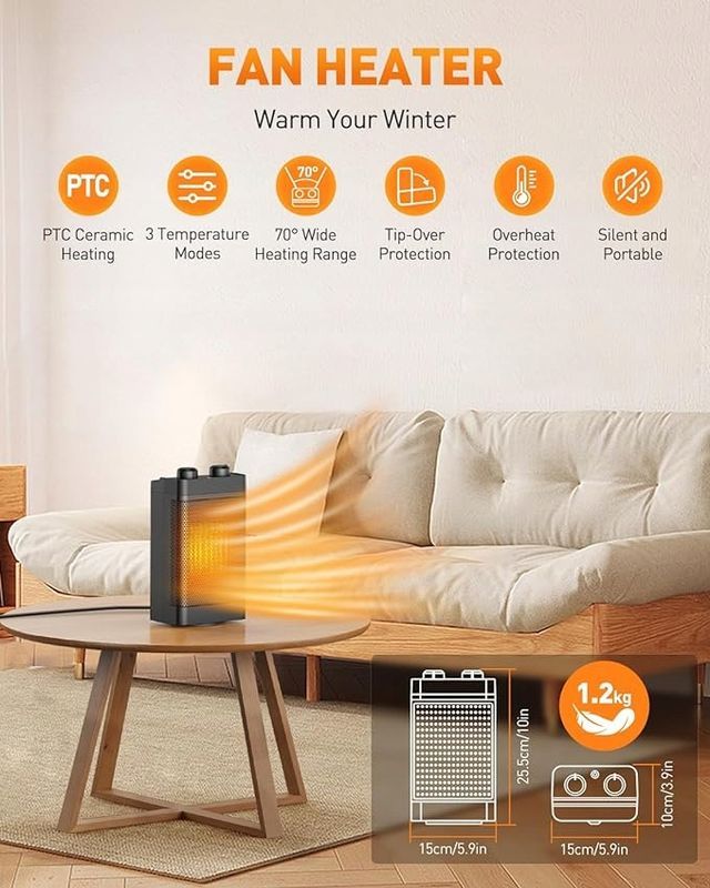 Termowentylator Cnkeeo ynd-1200b 1500 W