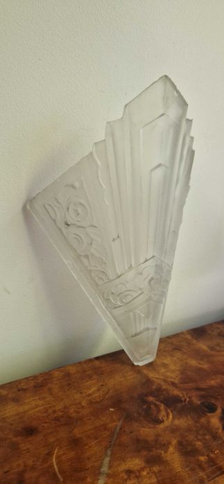 Piekny klosz szklany secesja art nouveau cudo dekor antyk Francja