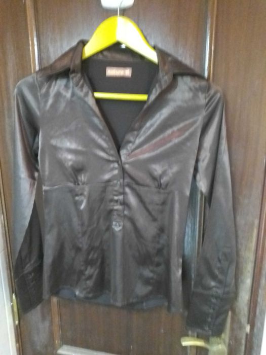 Camisa em cetim tamanho S