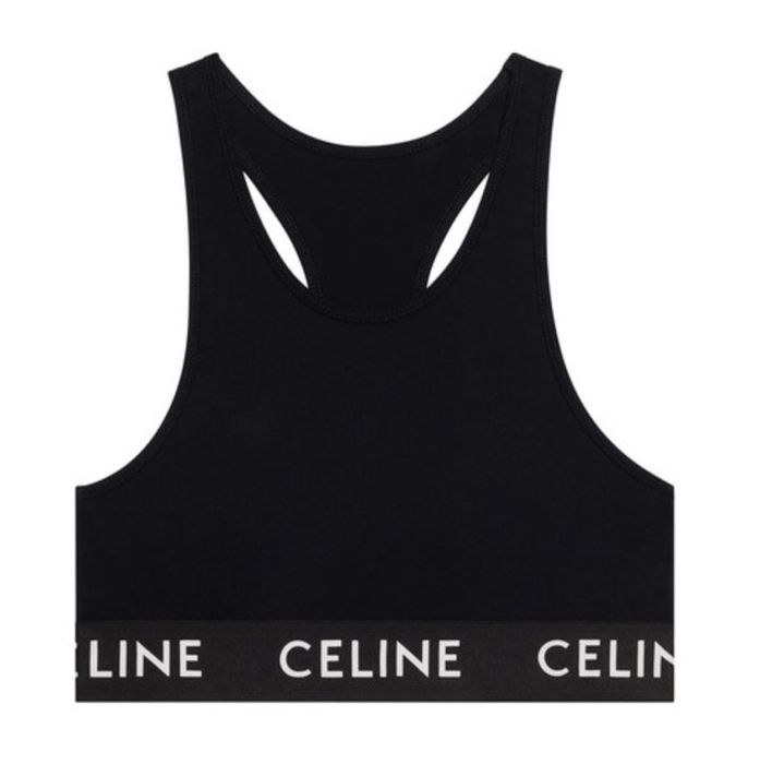 Czarny Top  bluzka Celine