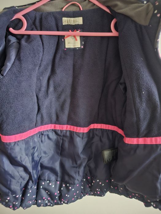 Kurtka zimowa dla dziewczynki H&M rozm.122