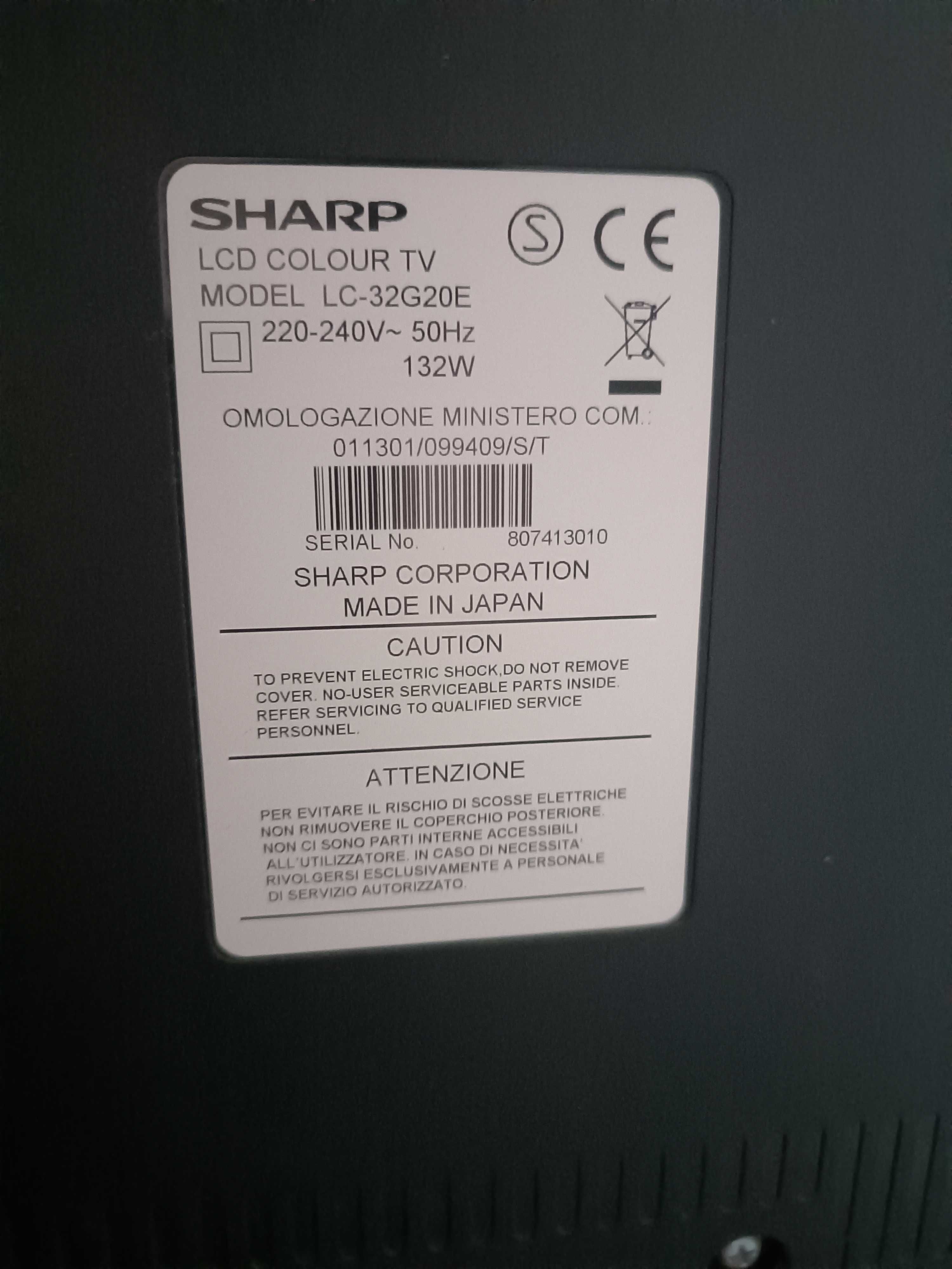 Telewizor Sharp 32" LCD Sharp LC32G20E