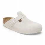 Birkenstock 40 Chodaki Boston Zamszowe Ecru Unisex J28546