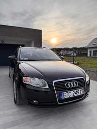 Audi A4 AUDI A4 (B7), 2.0 TDI, czarny, kombi, 140 KM, stan bardzo dobry, NAVI