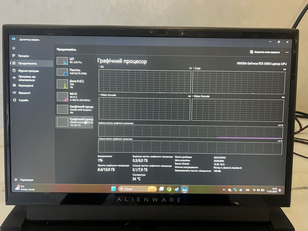 Ноутбук Alienware m15.