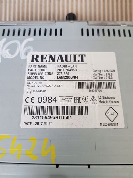 Radio Nawigacja Renault Trafic Iii