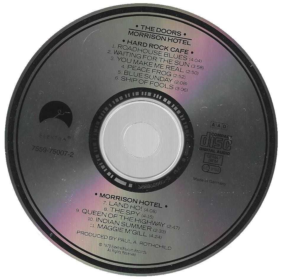 Doors - - - - - Morrison Hotel - - - - - CD