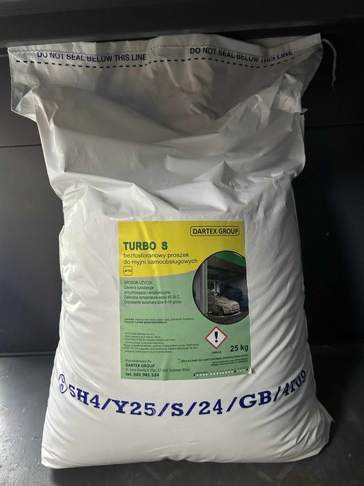 Proszek do myjni bezdotykowych Turbo S worek 25kg