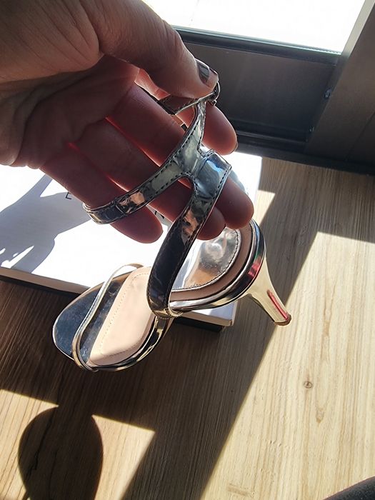 Sapatos Metalizados 37 Stradivarius