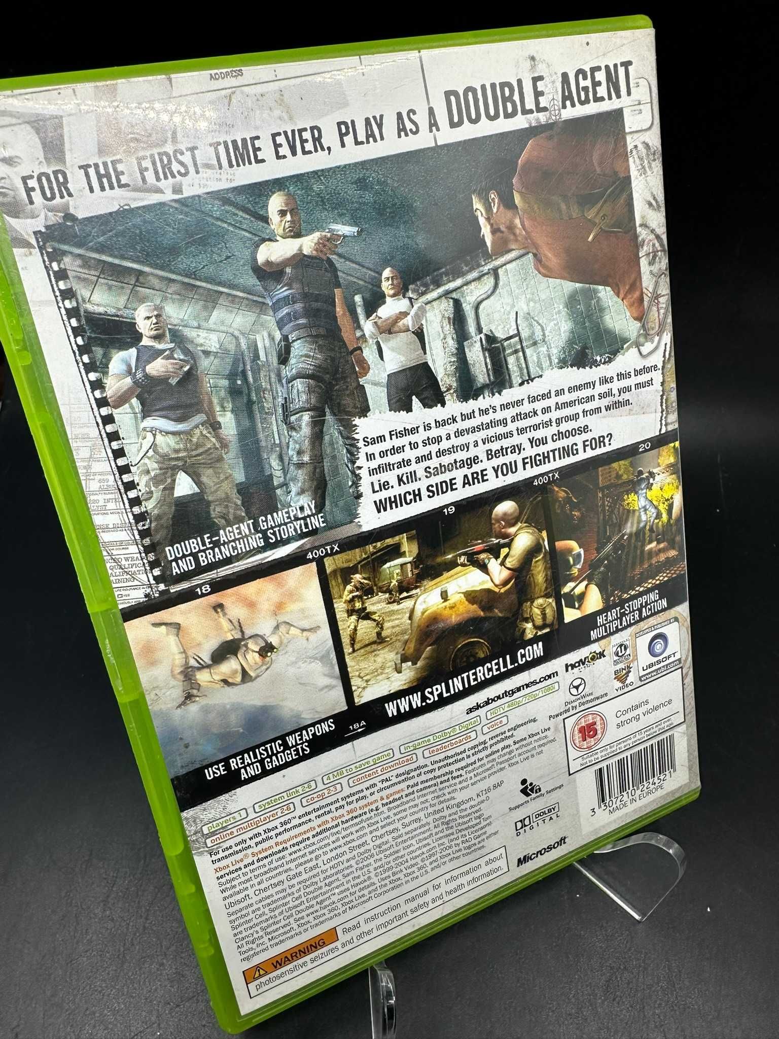 Gra na xbox360 Splinter Cell Double Agent