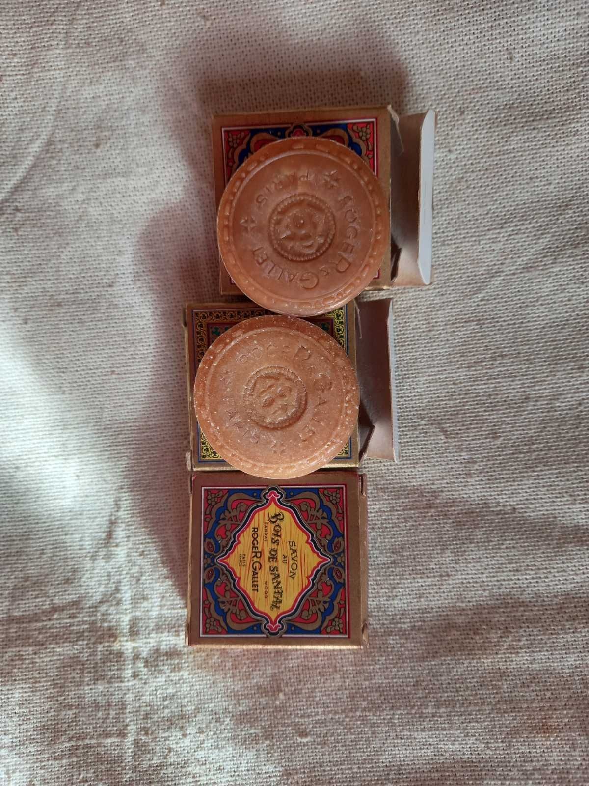 винтаж набор мыло savon rose  & gallet франция