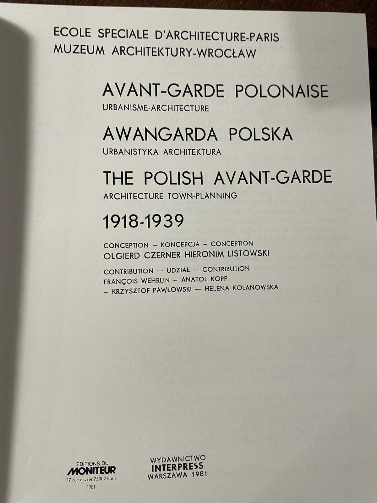Awangarda polska. Architektura i urbanistyka 1918-39