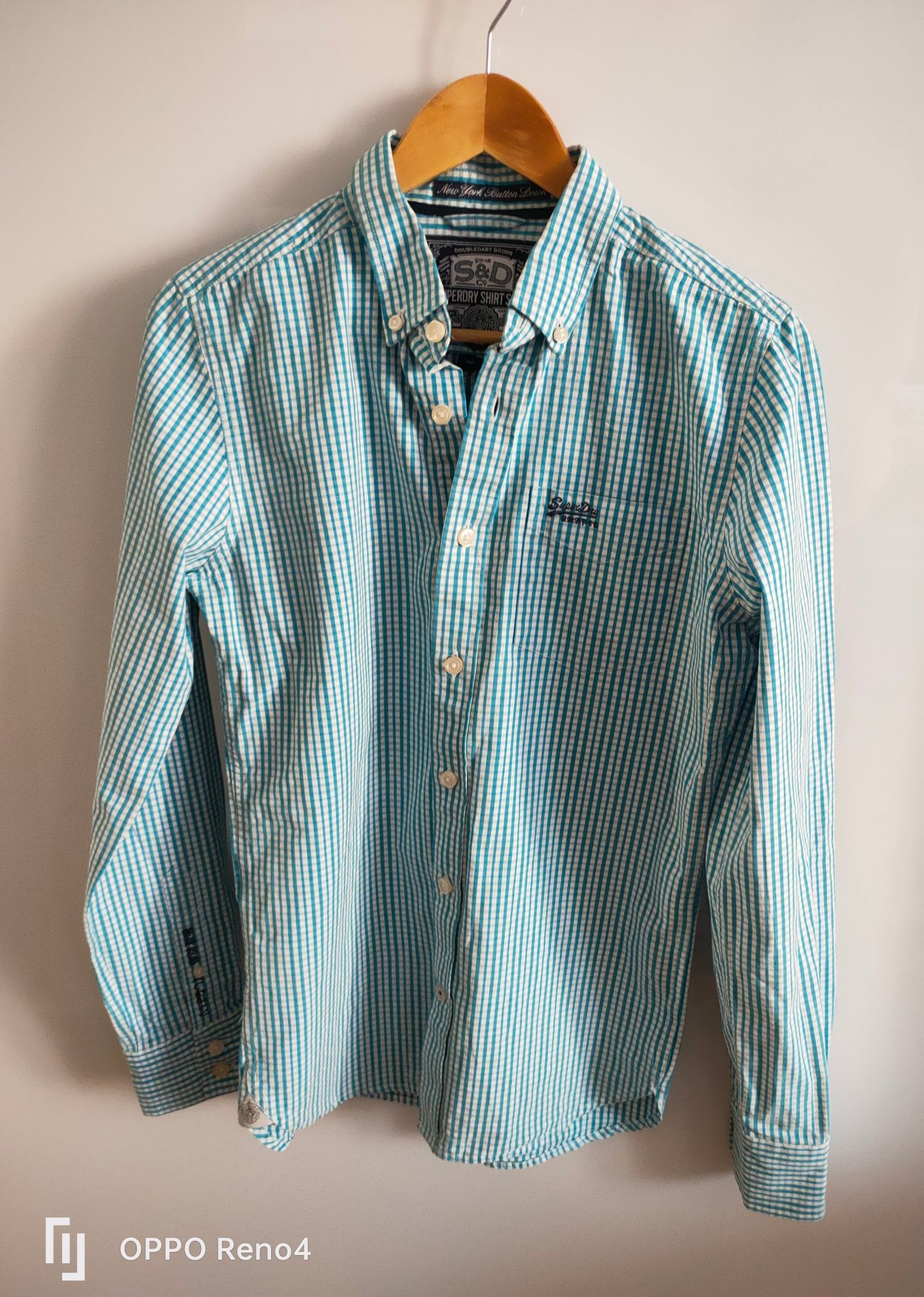 Nowa męska koszula Superdry Regular Fit S