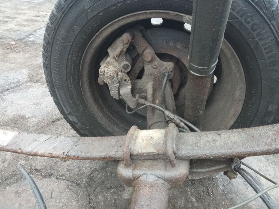 Oś belka Tylna 16" Przyczepka Sam resory Master II 98-10r