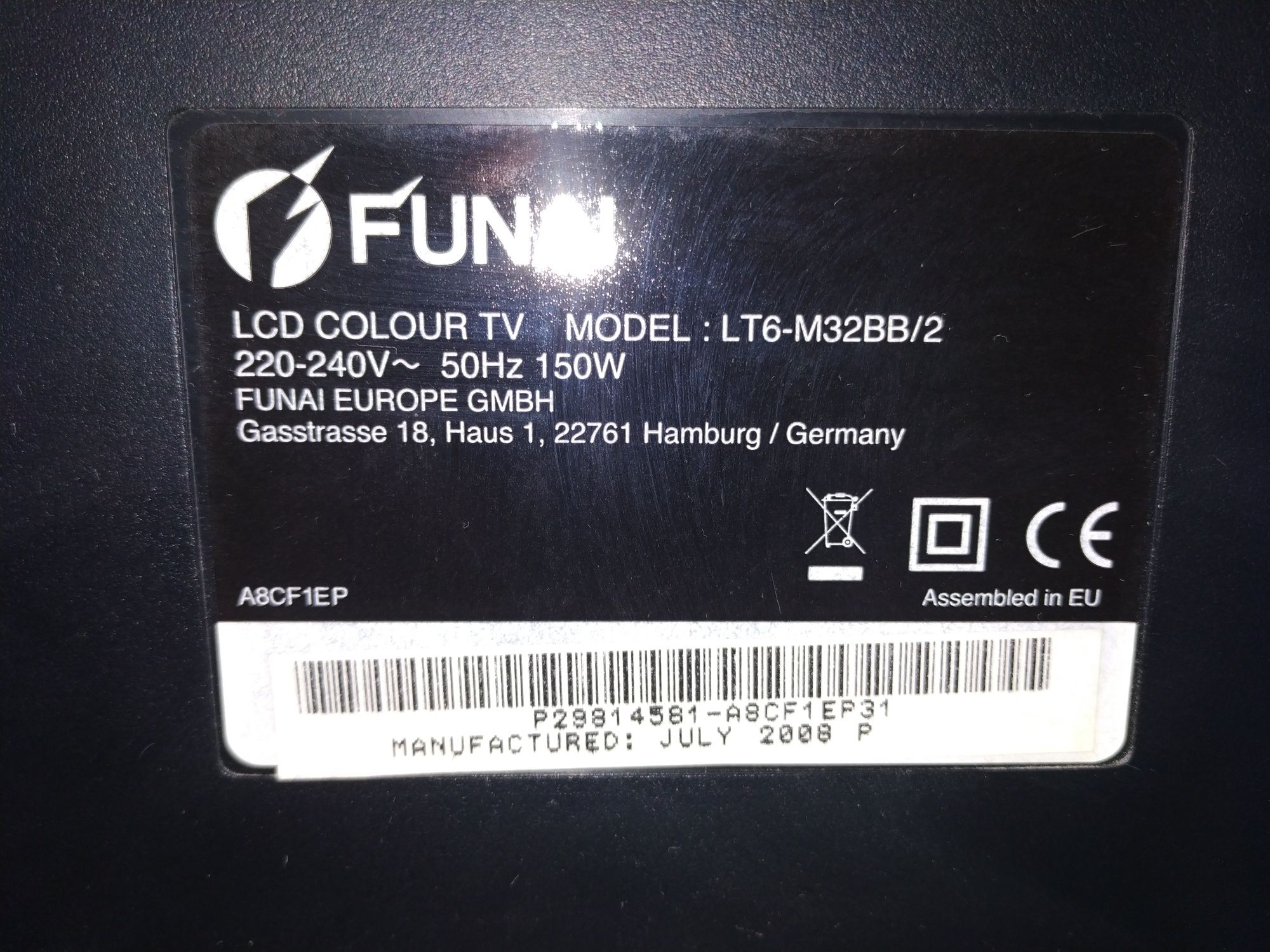 TV Funai LT6 M32 BB/2