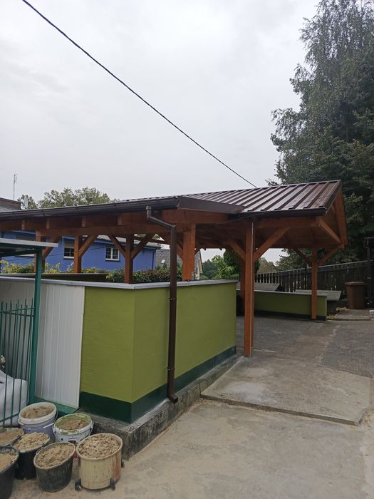 Wiaty drewniane zadaszenia