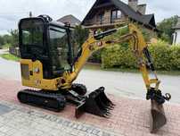 Minikoparka Caterpillar CAT 301.8 05A z Niemiec 2tony 3 łyżki
