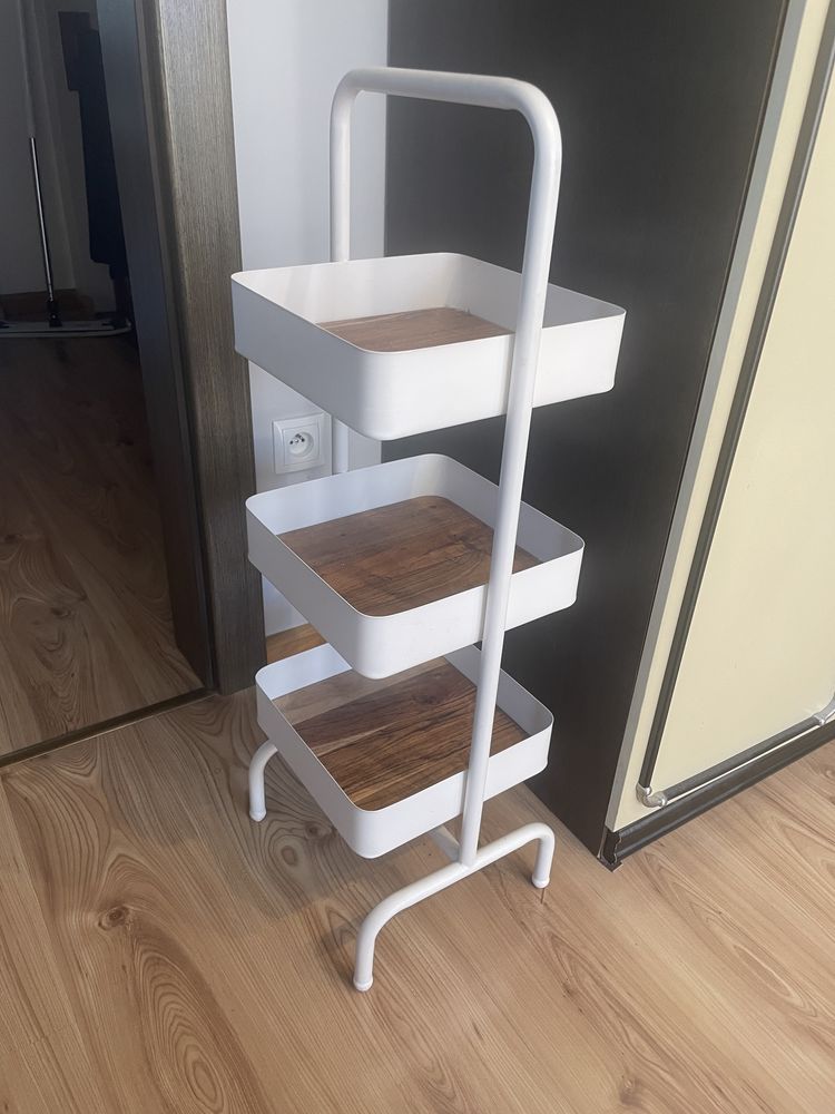 metalowy drewniany regał ZARA Home