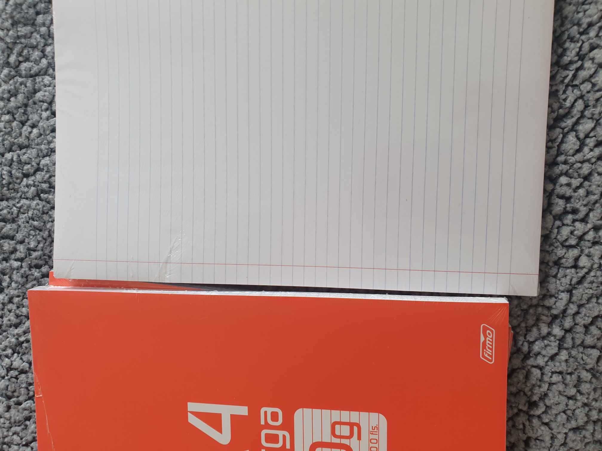 Folhas A4 recarga pautada