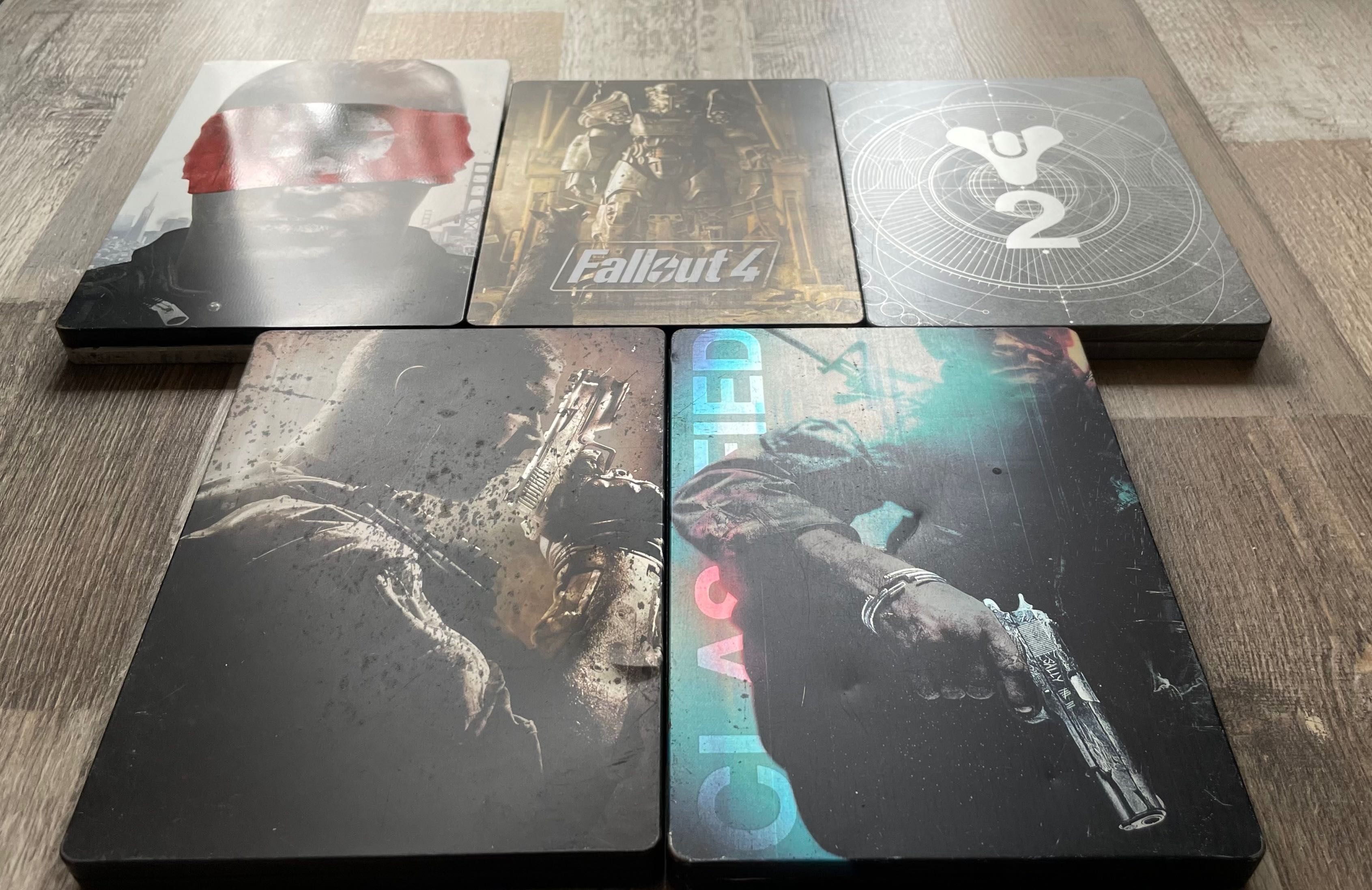 Steelbook игри та стіобуки ціна за всі 5