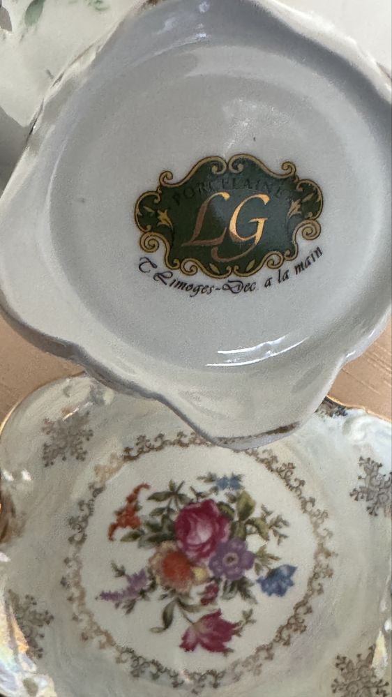 Set louça decorativa vintage