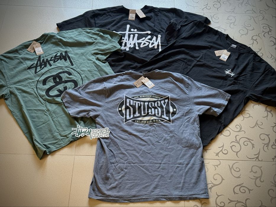 Оригінальні футболки STUSSY Pigment Dyed — нові, з США