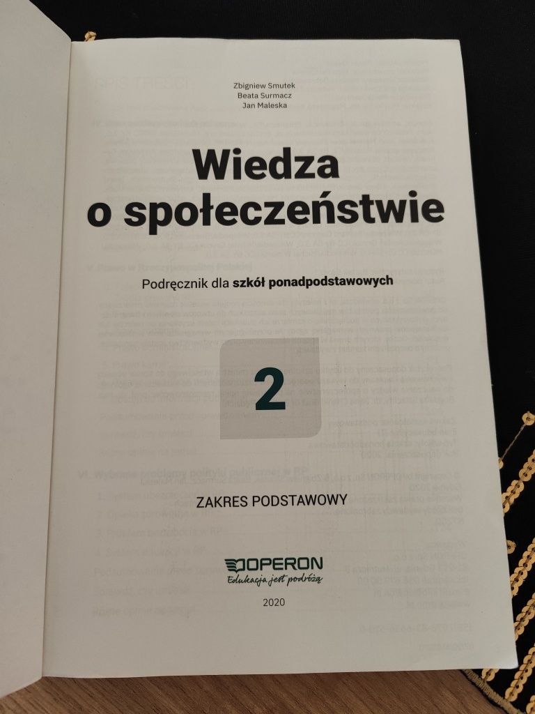 Podręcznik Wiedza o społeczeństwie zakres podstawowy 2