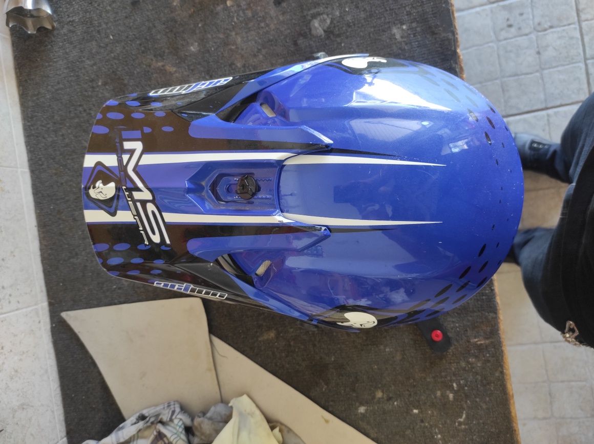 Capacete MS racewear (mota)