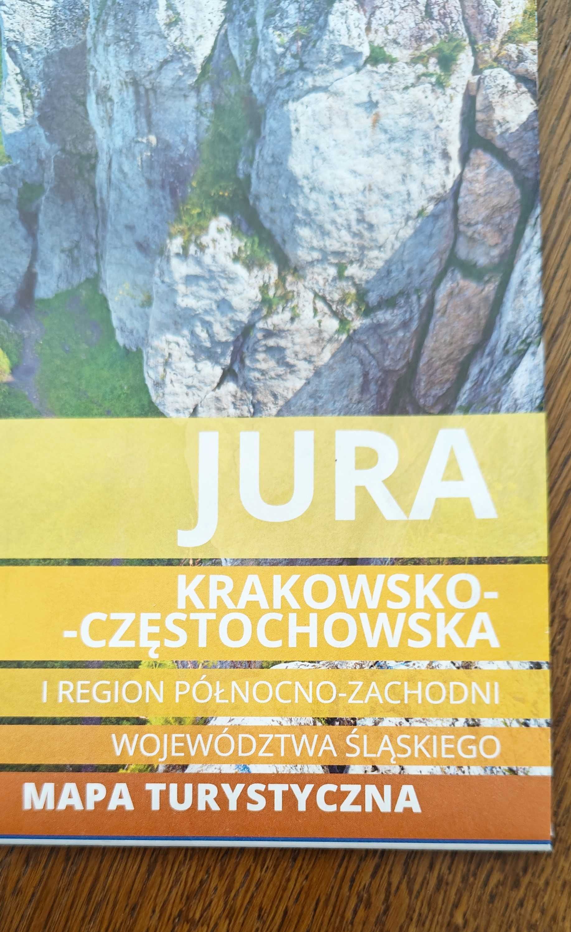 Mapa papierowa Jura Krakowsko-Częstochowska