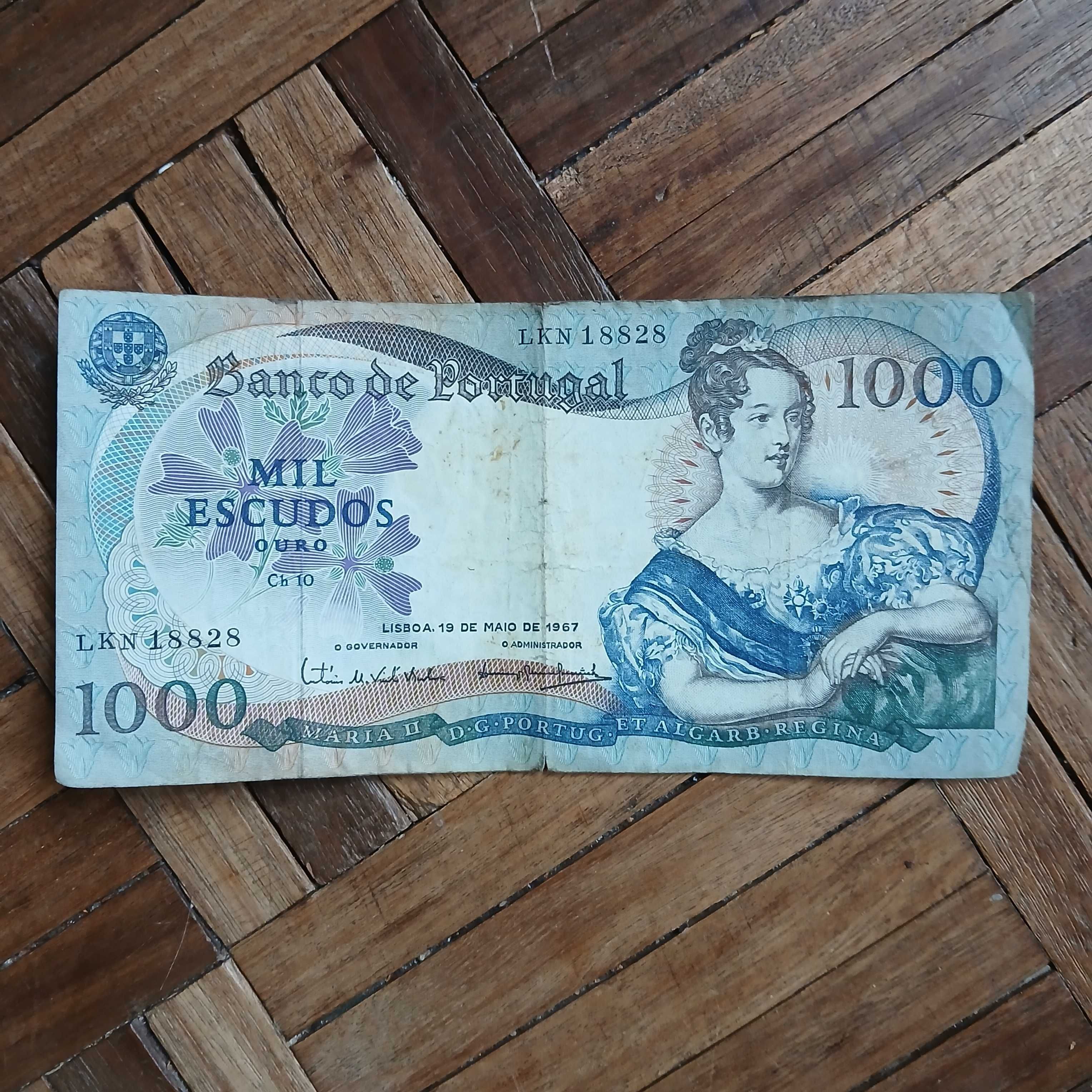 Nota de mil escudos de 1967