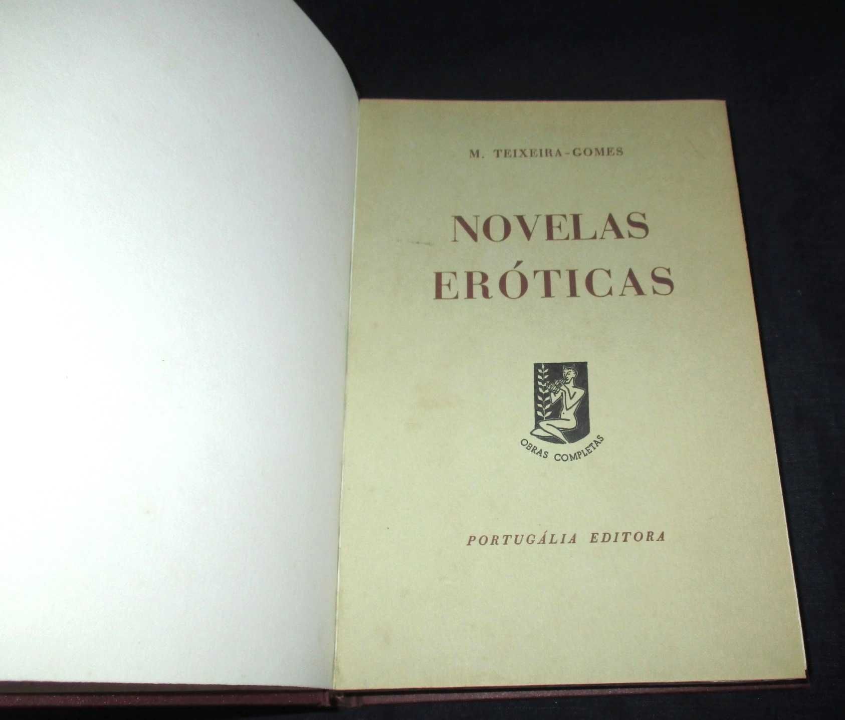 Livro Novelas Eróticas Teixeira-Gomes 2ª edição Portugália