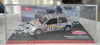 Miniaturas de Rally : 2 modelos Renault do piloto Jean Ragnotti.