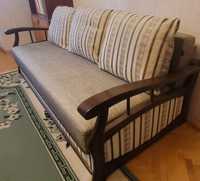 Розкладний диван Константа з нішею  для подушок та ковдр.