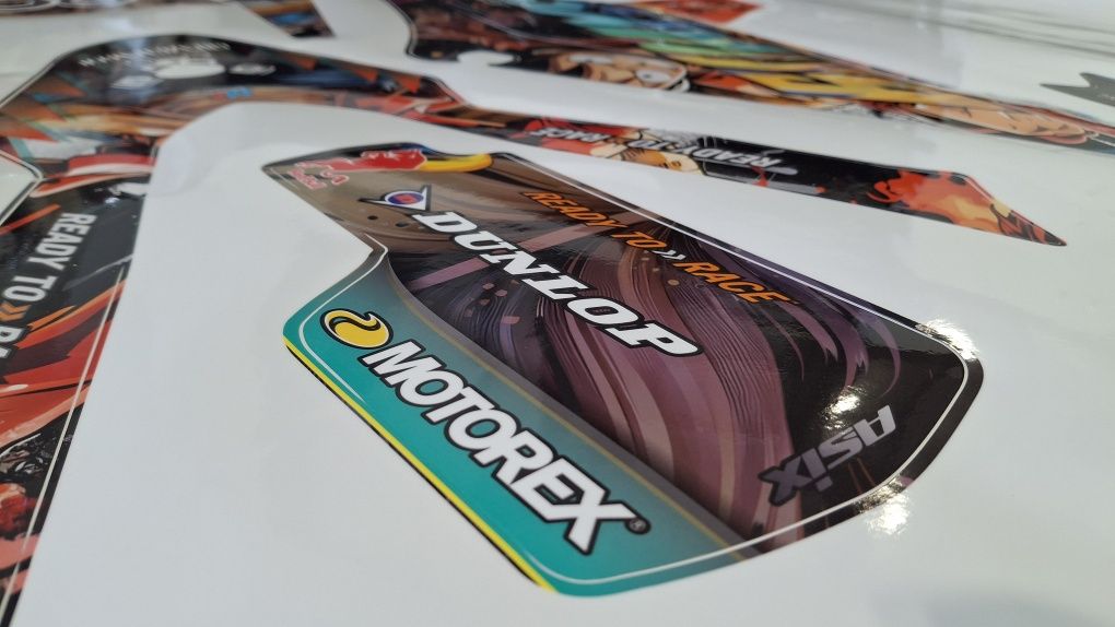 Okleina motocyklowa Asix XB88 250 , 300  wzór MANGA