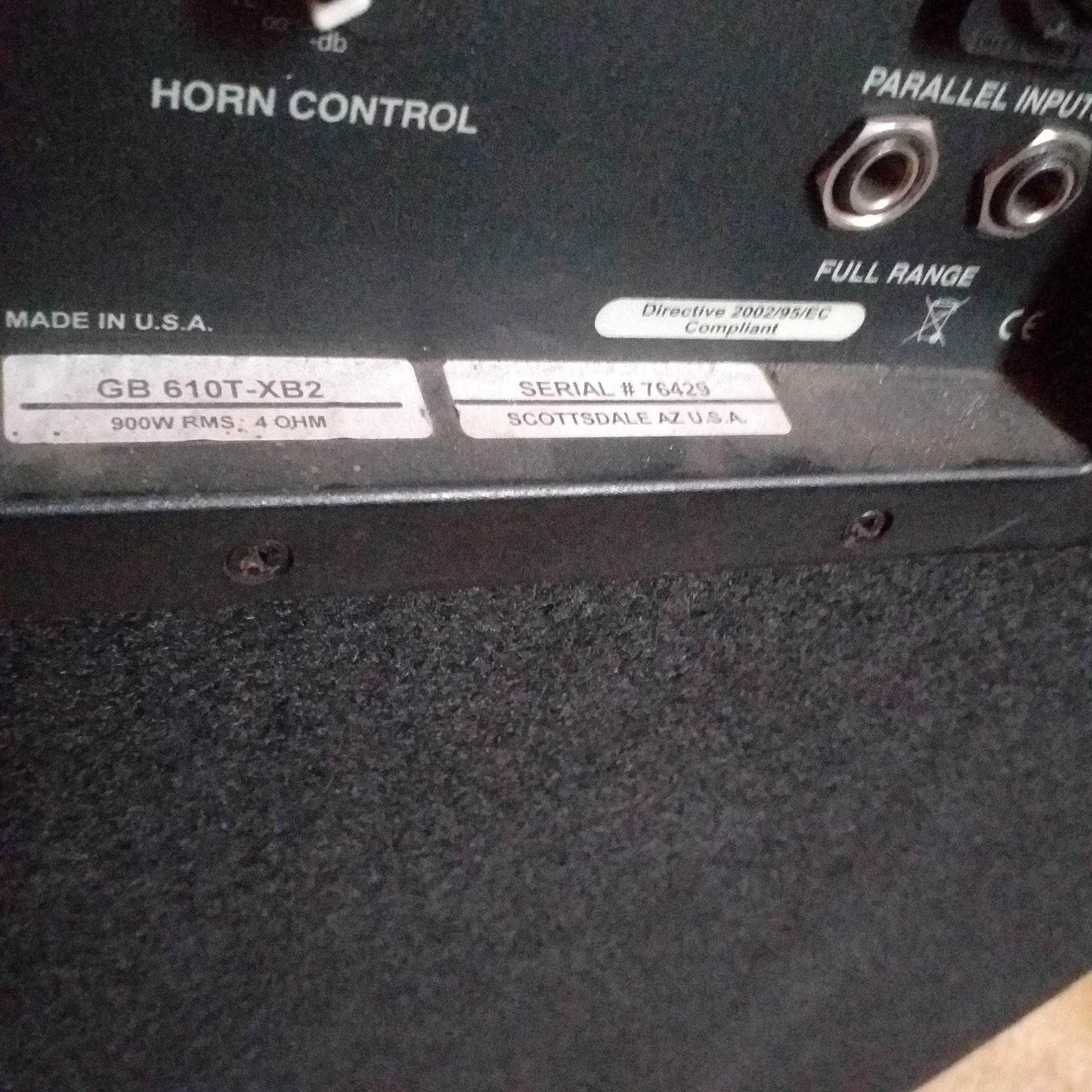 Kolumna basowa Genz-Benz 6X10 900 watt