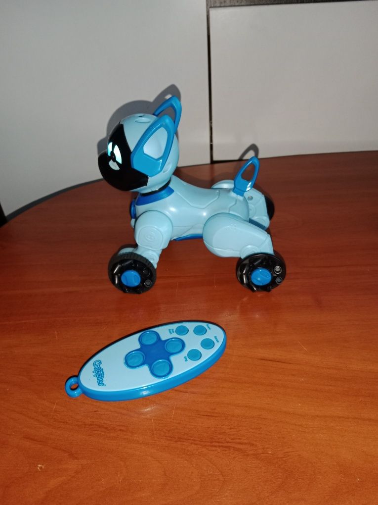 интерактивный робот щенок синий Chipper Robot Toy Dog состояние нового