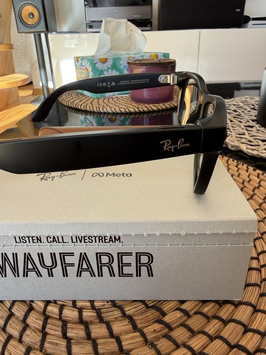 Smart okulary z AI, kamera i fotochromem, Ray-Ban Meta Wayfarer RW4008