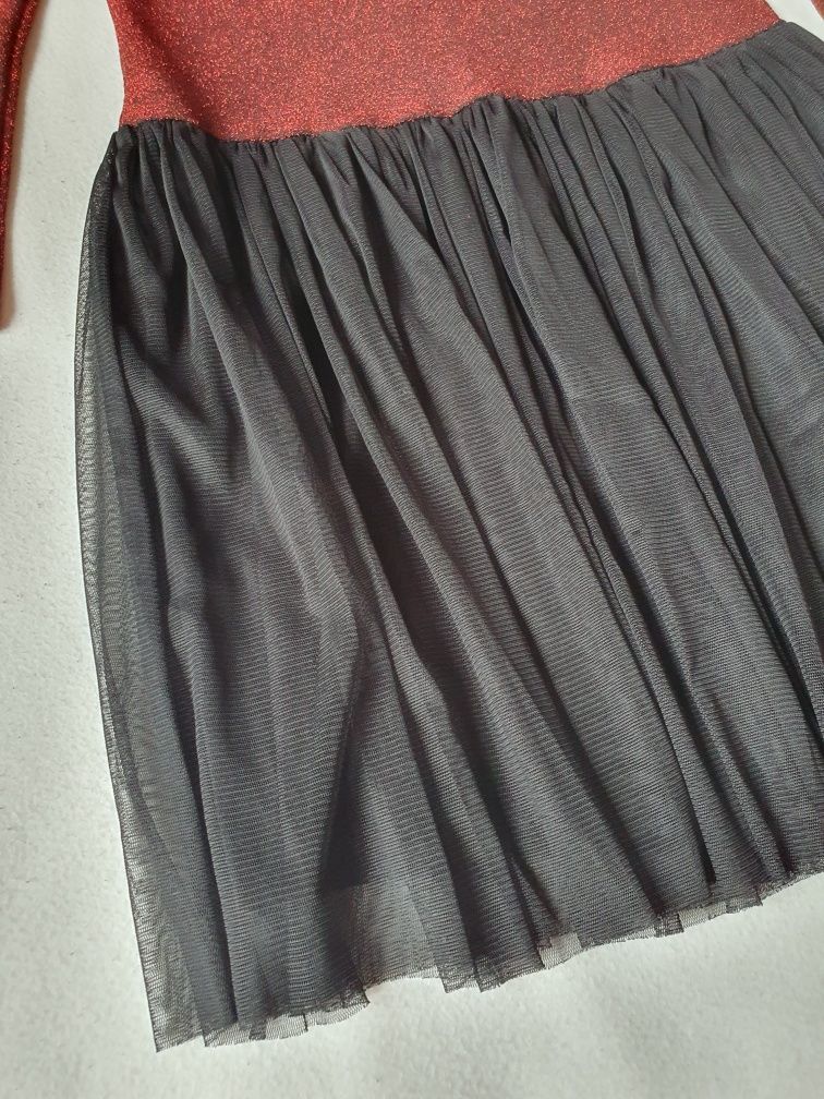 Sukienka z tiulową spódnicą roz M