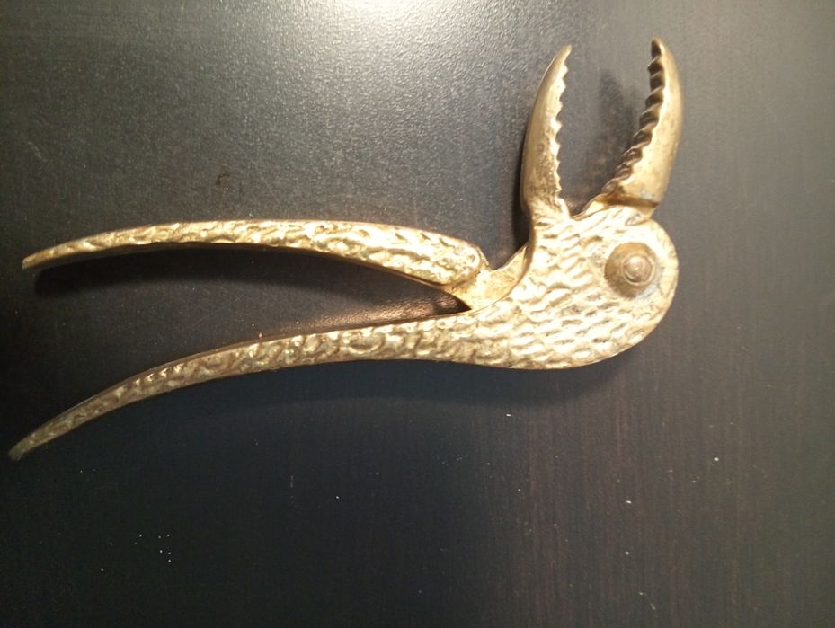 Quebra Nozes bronze de coleção - pássaro - vintage	meados sec xx