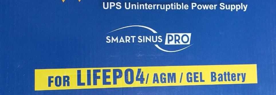 ДБЖ/инвертор 1000W с зарядкой 40А чистый синус для котлов ИБП