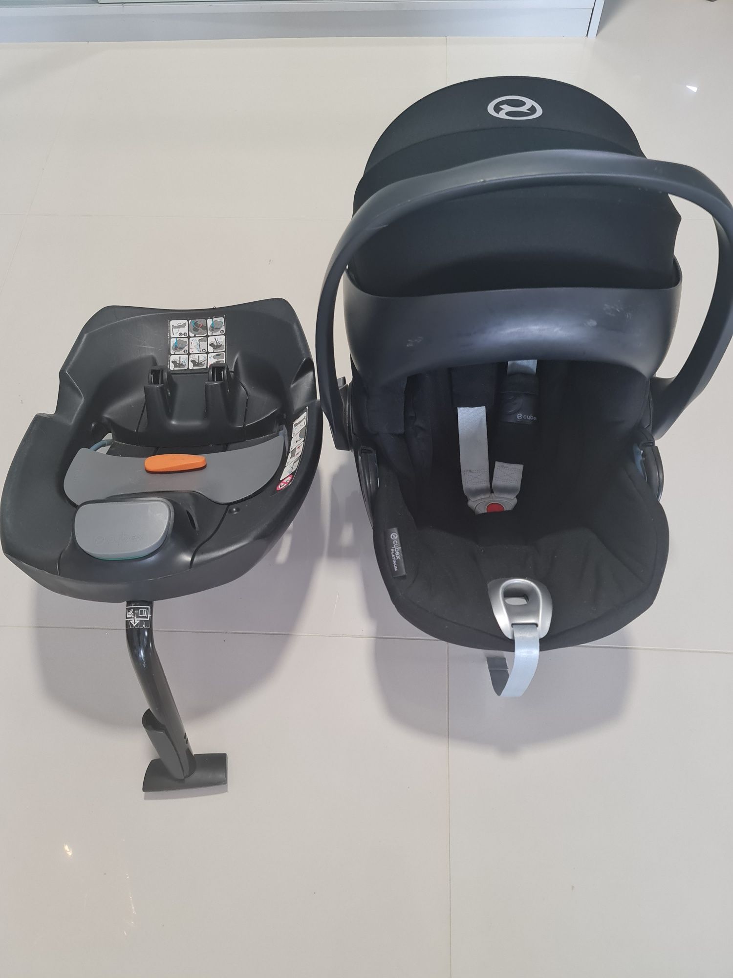 Cybex Baza Q-fix + fotelik/nosidełko Cybex Cloud Q plus (0-13kg)