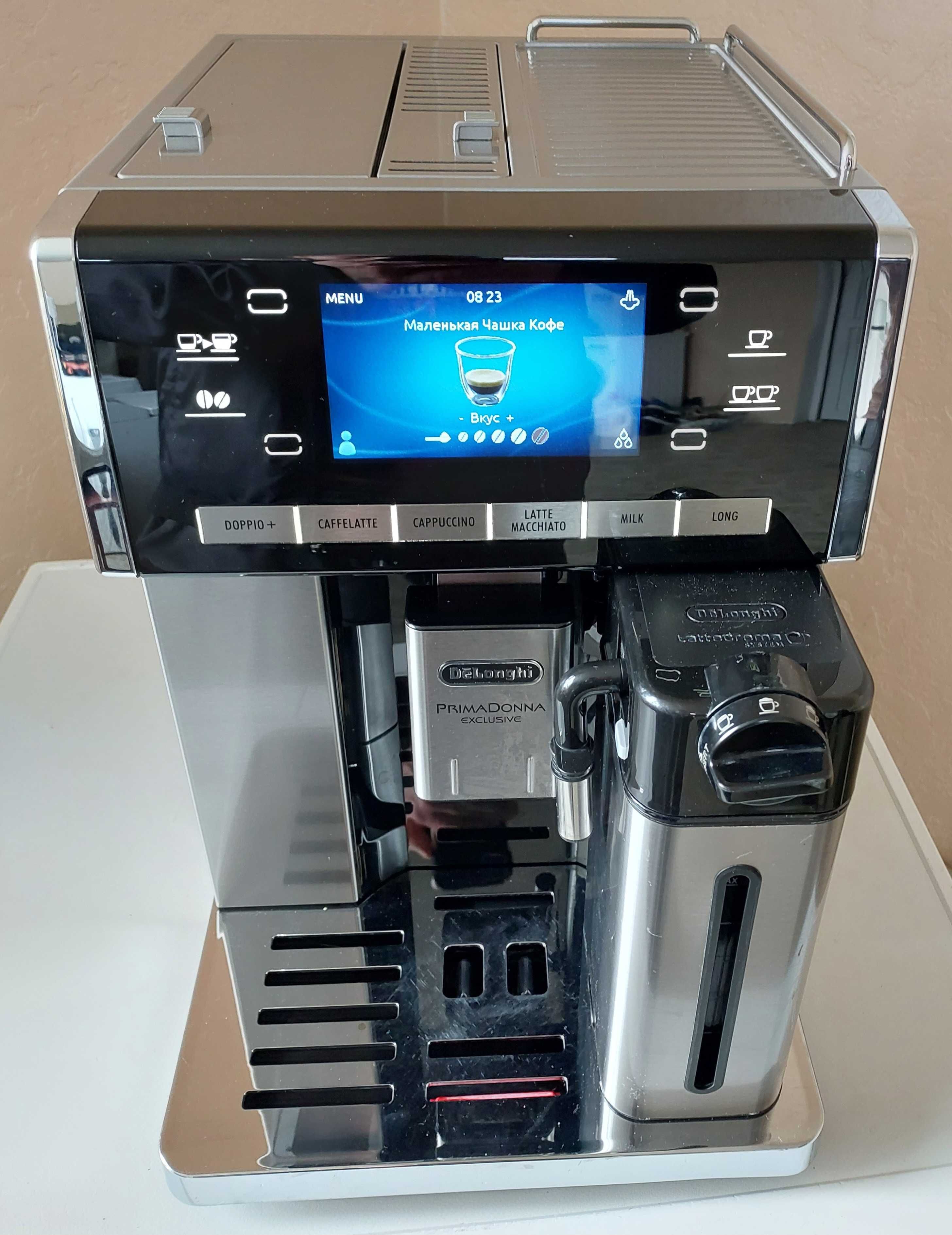 Кофемашина автоматическая Delonghi PrimaDonna Exclusive ESAM 6850.M