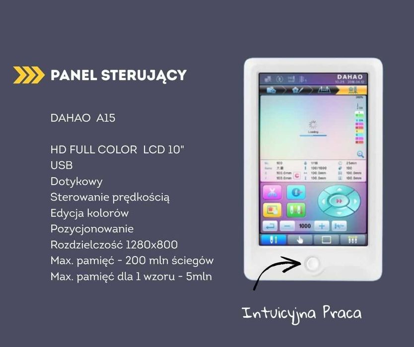 Hafciarka Maszyna EmbroTec 1501 Professional  Czapki Nowa Fvat