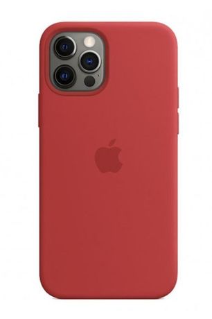 Silikonowe Etui Case APPLE iPhone 12 Pro Red Magsafe