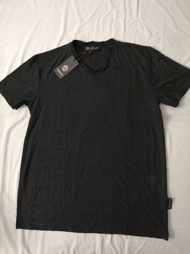 NOWA męska koszulka Versace t-shirt meduza czarna XL
