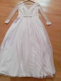 suknia ślubna biała
